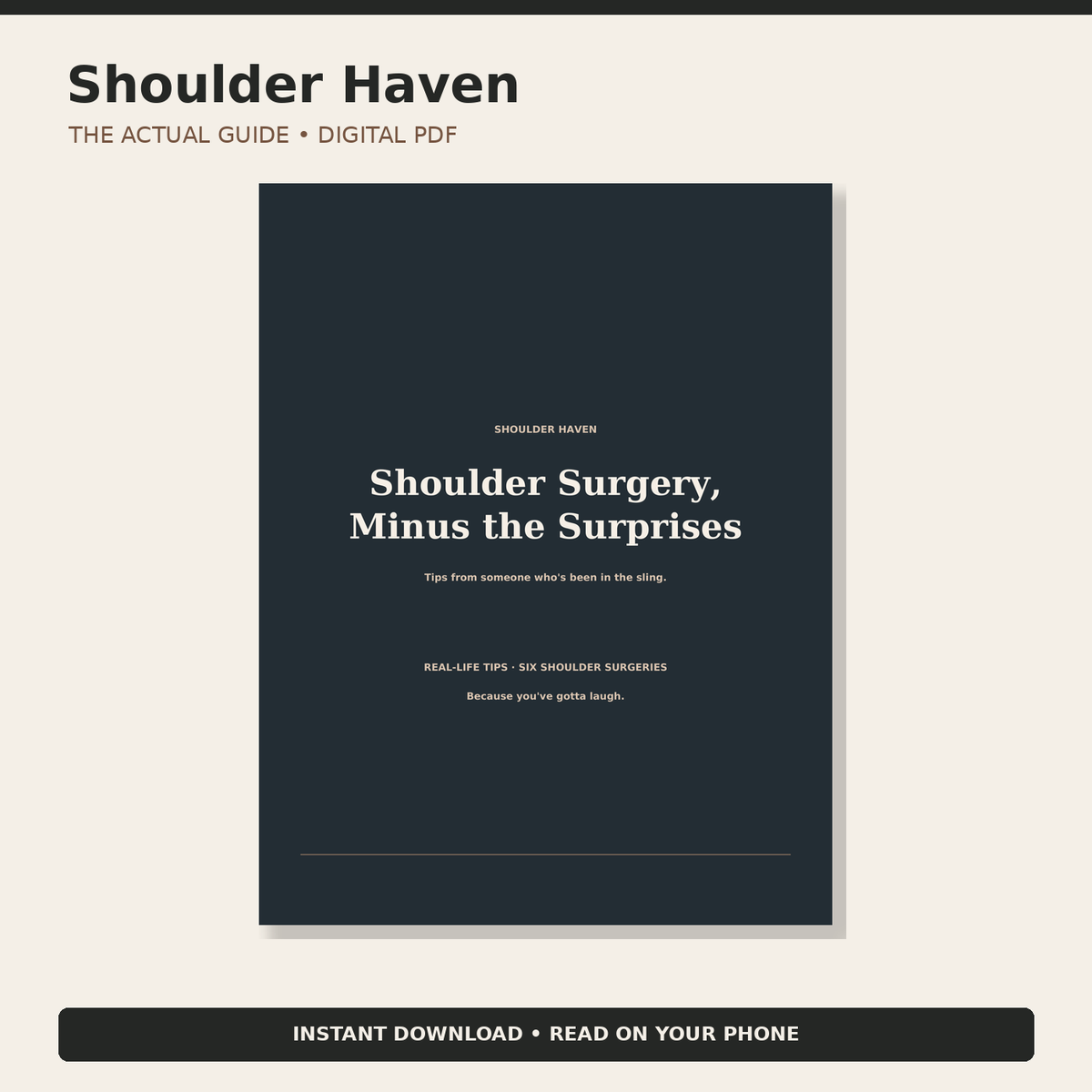Shoulder Haven digital PDF cover